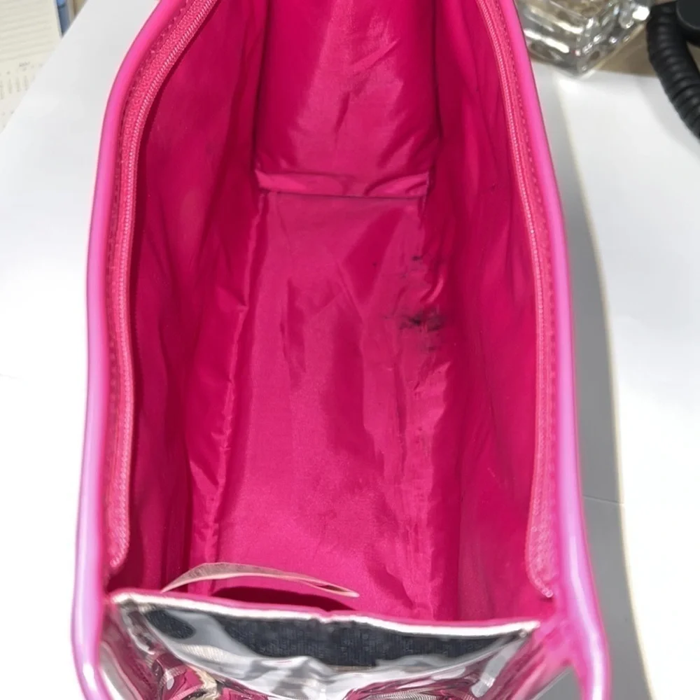 Kate Spade Large Heddy Thalia Striped Glazed Clutch Bag